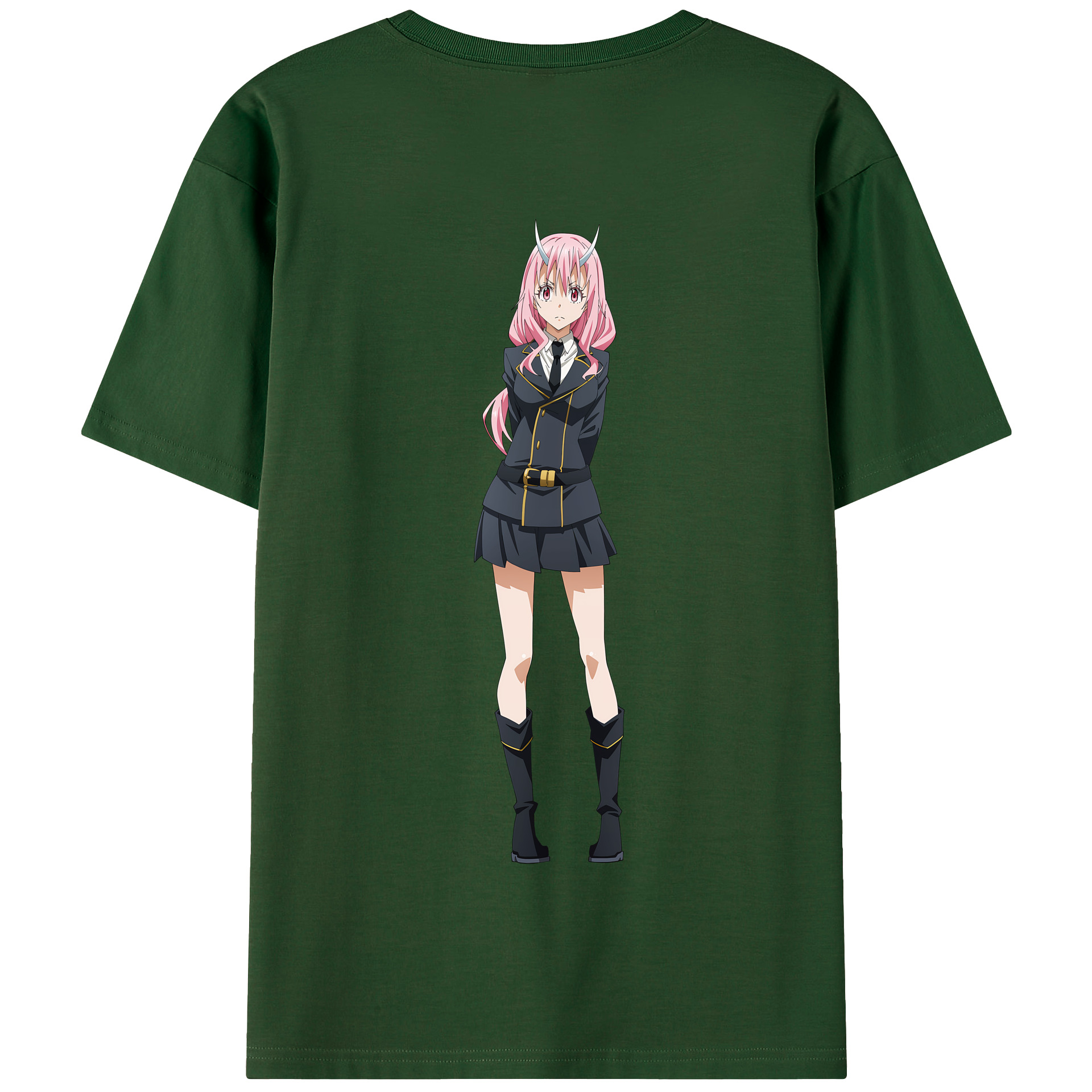 （画像用） 転スラ Regarding Reincarnated to Slime 綿100％半袖Tシャツ（背面プリント）